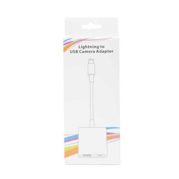 Kabel OTG Lightning To USB Camera Adapter Converter For Iphone Ipad