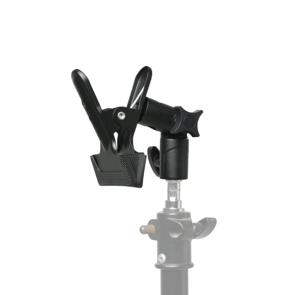 ANGEEK Reflector Clamp Clip Holder Light Stand Attachment Heavy Duty Metal Spring Clamp Holder with 5/8 inch Bolts Max 5 cm Opening for Photo Studio Light Stand Arm for Reflector Backdrop and ANGEEK Reflector Clamp Clip Holder Light Stand Attachment Heavy Duty Metal Spring Clamp Holder with 5/8 inch Bolts Max 5 cm Opening for Photo Studio Light Stand Arm for Reflector Backdrop and