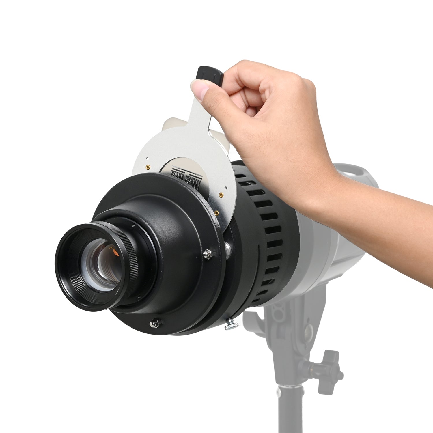 Optical Snoot Projector Gobos Kit with Lens and Extender