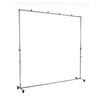 Miaotu Background Stand 2 x 2 Meter Stainless Steel Roda