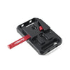 Fomito Metal V Lock Battery Mounting Plate with Belt Clip