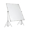 Miaotu Sun Scrim Diffuser Reflector 150x200 cm Stainless Steel Frame