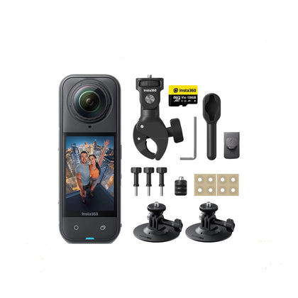 Insta360 X5 Action Camera Motorcycle Bundle