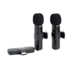 K9 Wireless Lavalier Microphone 3 in 1 with 2 Microphones
