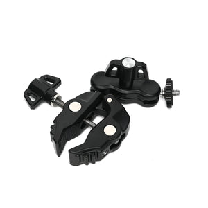 Multi Function Metal Super Clamp With Double Ball Head