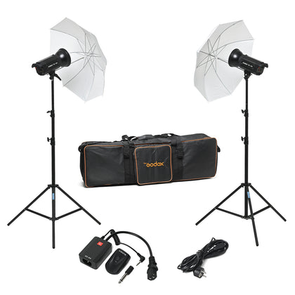 Oubao by Triopo TM200 Studio Flash Package With Umbrella