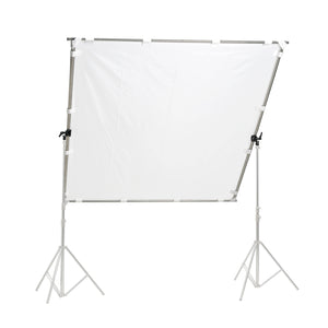 FORTE Sun Scrim Diffuser Reflector 240x240 cm Stainless Steel Frame