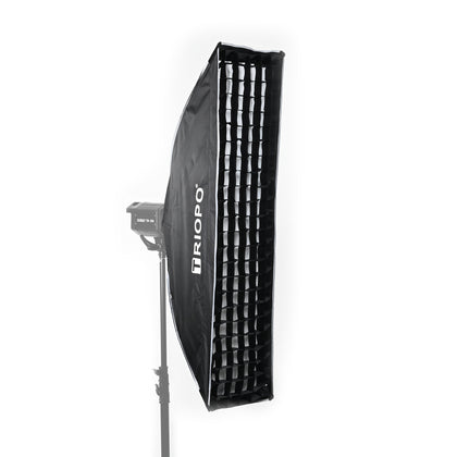 Triopo Striplight Softbox 30x120 cm with Grid Bowen Mount