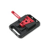 Fomito Metal V Lock Battery Mounting Plate with Dual 15mm Rod Clamps for Camera Rig Cage with 15mm Rail Rod