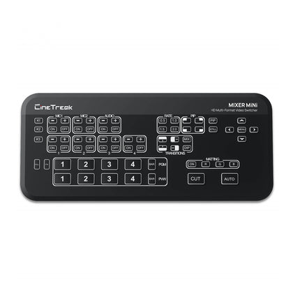 Cinetreak Mixer Mini FHD 4 Channel HDMI Video Switcher