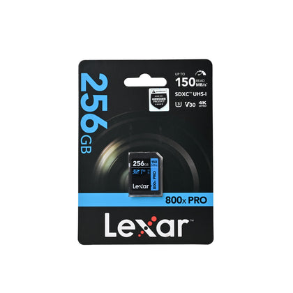 Lexar High Performance 800X Pro SDXC/SDHC UHS-I Card Blue Series