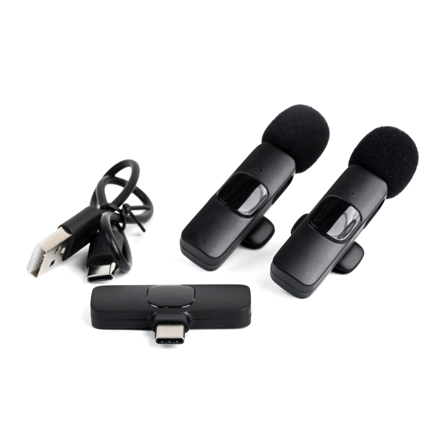 K9 Wireless Lavalier Microphone Type C with Microphones