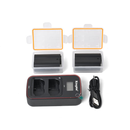 Kingma Dual Battery Charger Kit EN-EL15 with Indicator BM-058