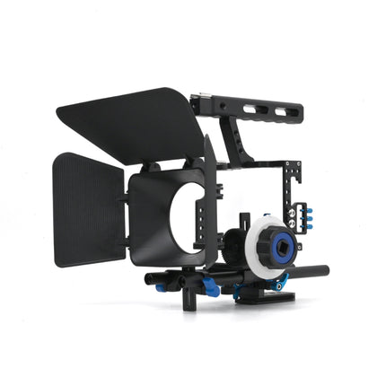YELANGU Camera Cage Mirrorless Kit with Follow Focus Matte Box for GH4 A7