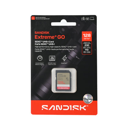 Sandisk Extreme GO SDXC Card 128GB 230mbps