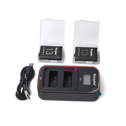 Kingma Dual Battery Charger Kit AHDBT-1301PR for Gopro Hero 13