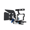 YELANGU Camera Cage Mirrorless Kit with Follow Focus Matte Box for GH4 A7