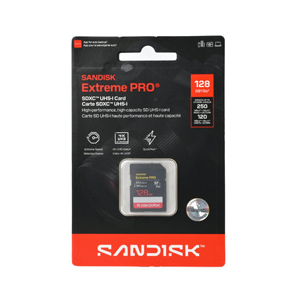Sandisk Extreme Pro GO SDXC Card 128GB 250mbps