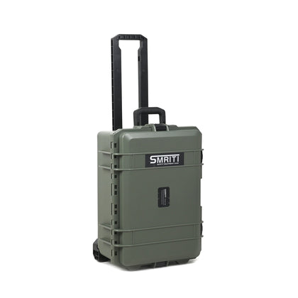 SMRITI 5236 Pull Rod Hard Protective Waterprood Case With Adjustable Foam for Storage Travel