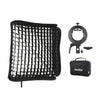 Godox S2 Type Speedlite Bracket with 80x80cm Softbox + Grid SGGV8080