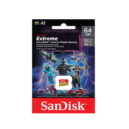 SanDisk Extreme MicroSDXC 64GB 170MB/s