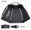 Triopo K3 Portable Octagon Softbox with Grid