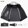 Triopo K3 Portable Octagon Softbox with Grid