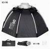 Triopo K3 Portable Octagon Softbox with Grid