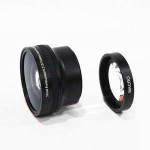 Kelda 0.21X Fisheye Lens Converter with Macro 52mm