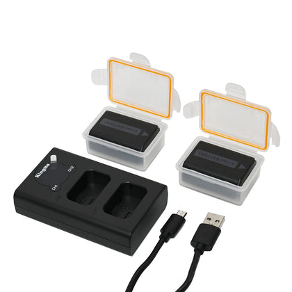 Kingma High Capacity Battery Charger Kit KM-FW50 with Indicator