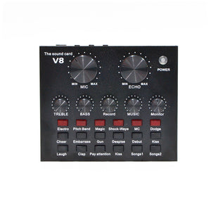 Sound Card V8 Bluetooth for Microphone