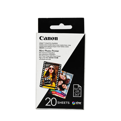 Canon 2 x 3" ZINK Photo Paper Pack (20 Sheets)