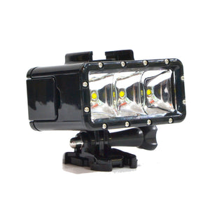 Andoer Underwater LED Video Light Waterproof Dual Battery For Diving