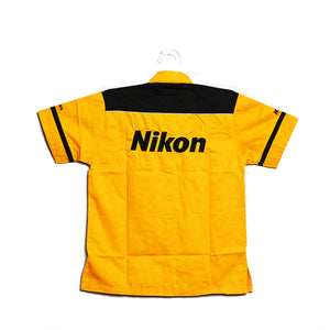 Kemeja Nikon Kuning Hitam
