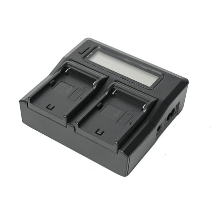 Dual Digital Battery Charger LCD NP F970