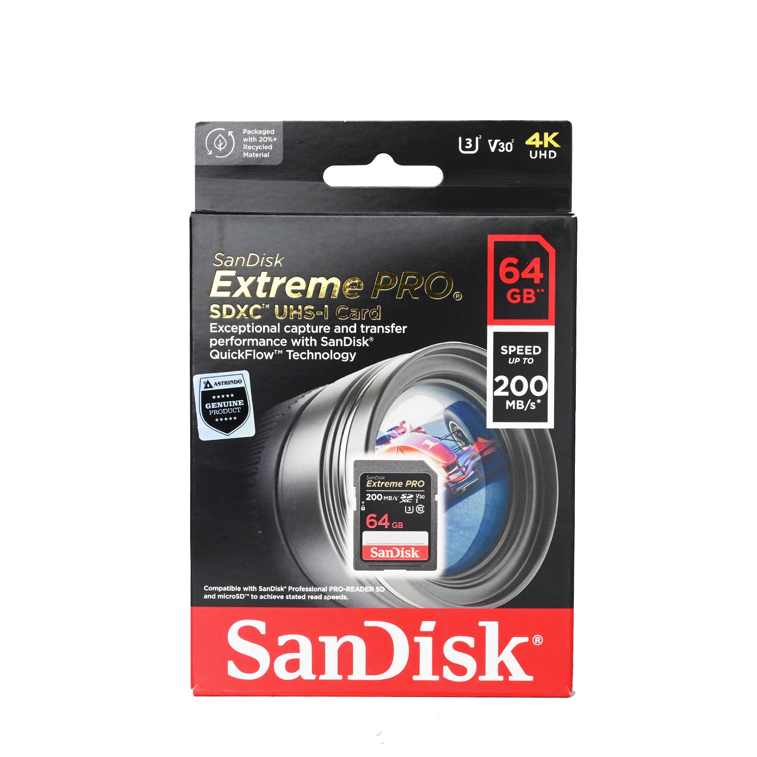 Sandisk Extreme Pro SDXC UHS-I Card 64GB (200mbps)