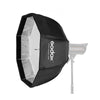 Godox Softbox Umbrella SB-GUE with Grid Octagon 120cm Bowens Mount