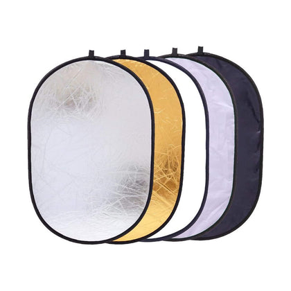 Collapsible Reflector 5 in 1 90x120 cm