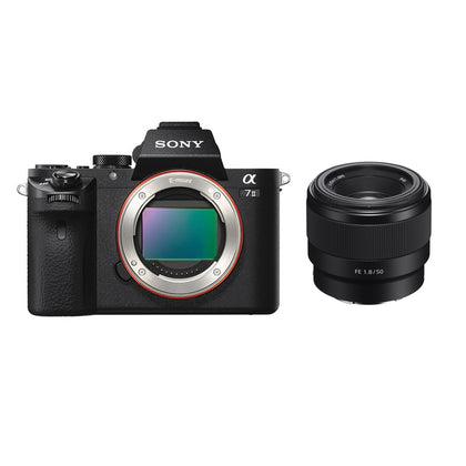 Sony Alpha A7II Body + FE 50mm f1.8 Lens