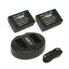 Wasabi Power LP-E17 Battery (2-Pack) and Dual USB Charger